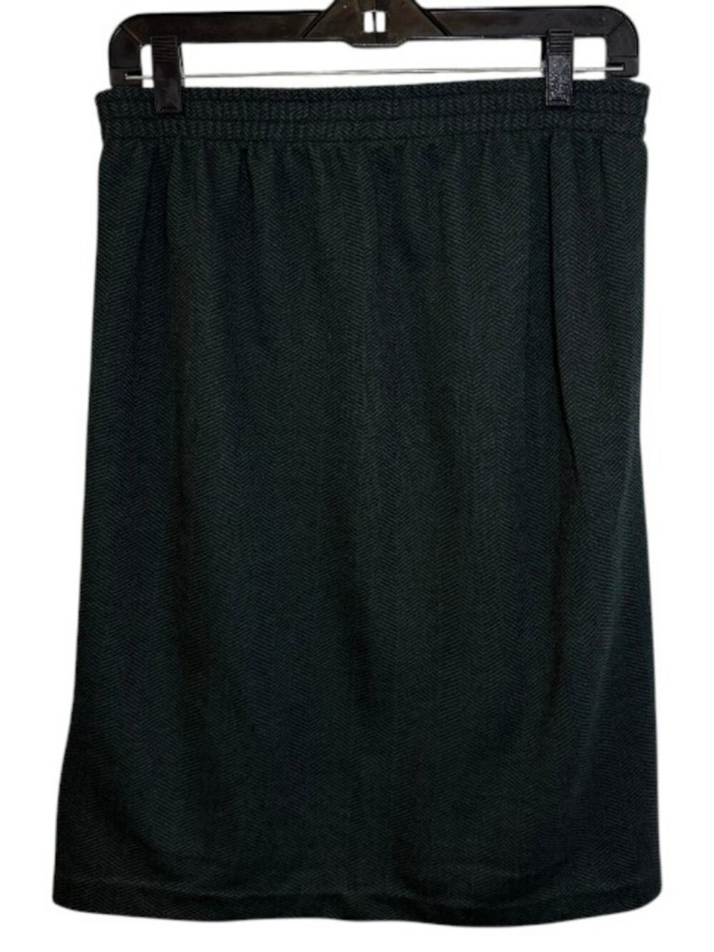 Weekenders chevron patterned pencil skirt black women's size L